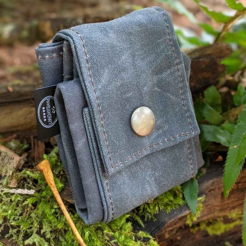 Rugged Waxed Canvas Foraging Bag, Hip Pouch by PNWBUSHCRAFT