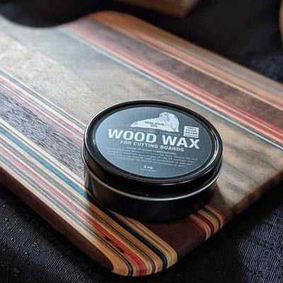 wood wax and cutting board