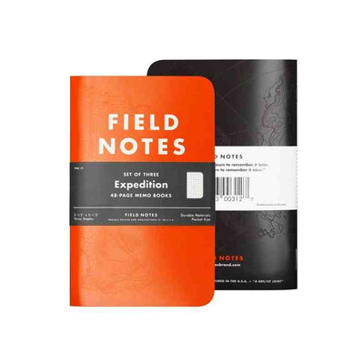 field notes expedition - front and back