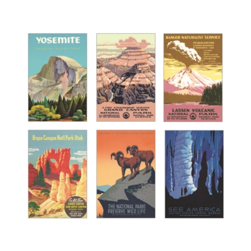 national parks postcard set 
