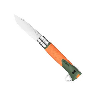 opinel no12 explore knife in orange